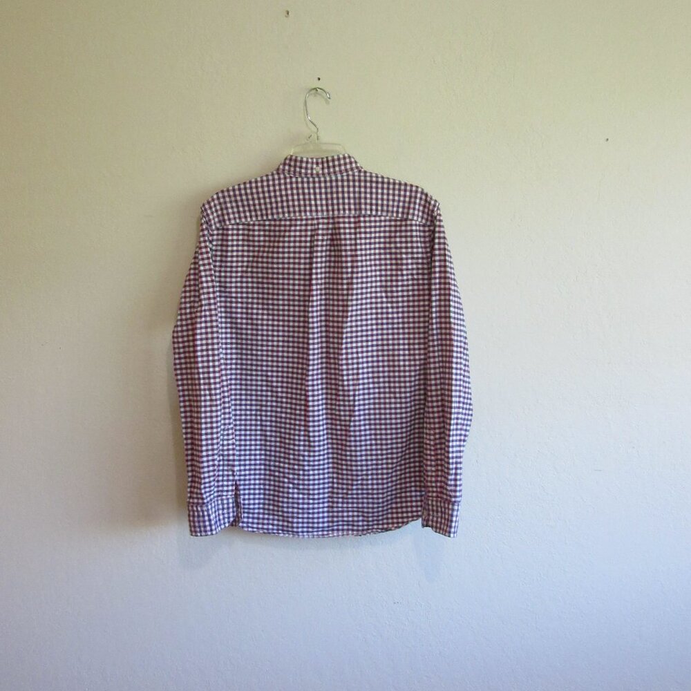 Bundle of 2 Banana Republic Casual Check Pattern M Button Long Sleeve Shirts - Picture 6 of 8